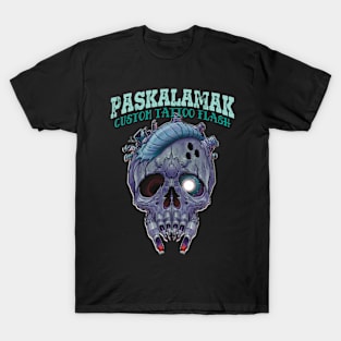 cyborg skull paskalamak shirt again T-Shirt